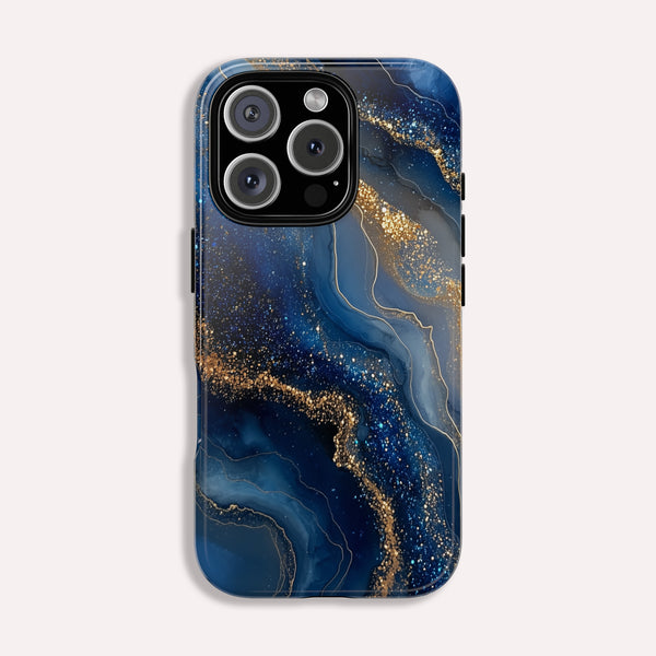 Phone Case Natural Marble Effect Tough Case for iPhone