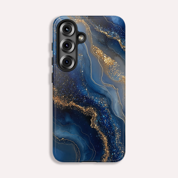 Phone Case Natural Marble Effect Tough Case for Samsung Galaxy