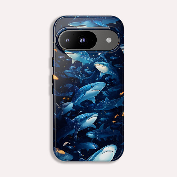 Shark Phone Case - Ocean Vibe, Marine Life - Tough Case For Google Pixel